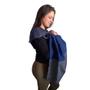 Imagem de Canguru Sling de Argola Com Ombreira Carregador De Bebe Proteção estampado Marinho Poa com Bolso Antialérgico 100 Algodão até 20 kilos  Best Sling