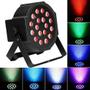 Imagem de Canhao De Led Par Led 18Leds Rgb Iluminacao Dj