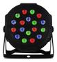 Imagem de Canhão De Led Projetor Strobo 18 Leds Rgb Com Sensor De Som