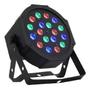 Imagem de Canhão De Luz Refletor Rgb 18 Leds Dmx Bivolt Strobo