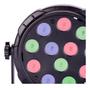 Imagem de Canhão Iluminação Led Rgb 12 Leds Rgb Controle Remoto