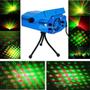 Imagem de Canhão Laser Projetor Raios Holográfico Estrelas Coração Strobo Possui Sensor Rítmico DY8636