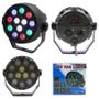 Imagem de Canhão Refletor 12 Leds Rgb Jogo De Luz Eventos Fechado