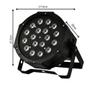 Imagem de Canhão Refletor Rgb Jogo De Luz 18 Led Strobo Iluminação