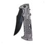 Imagem de Canivete Black Titanium Multifuncional Tatico Para Caça Inox