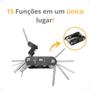 Imagem de Canivete Ferramentas 15 Funções Absolute Chave Bike Mtb Com Extrator de Corrente