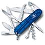 Imagem de Canivete Suíço Huntsman Victorinox Azul Translúcido 15 funções Original 1.3713.T2