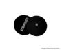 Imagem de Canopla Completa Lustre/Spot Preto 110Mm Bsp