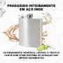 Imagem de Cantil Bolso Aço Inox 230Ml Bebida Porta Whisky Garrafinha