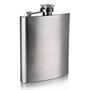 Imagem de Cantil Bolso Militar Inox Garrafa Armazenar Bebida Garrafinha Viagem 210ml Álcool Porta Whisky Vodca