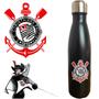 Imagem de Cantil Esportivo Inox 750ml Corinthians Ideal Para Esportes Original Oficial