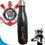 Imagem de Cantil Inquebrável de Aço Inoxidável 750ml Corinthians Ideal Para Esportes Com Garantia