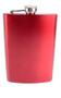 Imagem de Cantil Porta Bebida De Bolso Vermelho 260Ml Whisky Vodka Fg