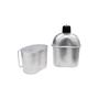Imagem de Cantil Portátil Alúminio Com Caneca 900ml Preto - Nautika