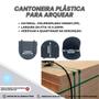 Imagem de Cantoneira Para Fita De Arquear 10/20Mm Plástica Preta 500Un