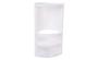 Imagem de Cantoneira prateleira branca de Plástico para Banheiro Porta Shampoo Sabonete esponja