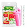 Imagem de Canudo Milk Shake C/100 Unid Bio Strawplast 8Mm Transparente