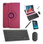 Imagem de Capa 360 Rosa Teclado, Mouse, Pel, Can Stylus iPad 9 10.2