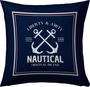 Imagem de Capa Almofada 50x50 Nautical Blue C