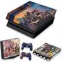 Imagem de Capa Anti Poeira e Skin Compatível PS4 Slim - Kingdom Hearts