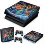 Imagem de Capa Anti Poeira e Skin Compatível PS4 Slim - Megaman Legacy Collection