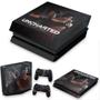 Imagem de Capa Anti Poeira e Skin Compatível PS4 Slim - Uncharted Lost Legacy