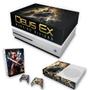 Imagem de Capa Anti Poeira e Skin Compatível Xbox One S Slim - Deus Ex: Mankind Divided