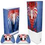 Imagem de Capa Anti Poeira e Skin Compatível Xbox Series S Vertical  - Spider-Man Homem Aranha 2