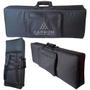 Imagem de Capa Bag Master Luxo Para Piano Yamaha Dgx530 Nylon Vermelho  Carbon