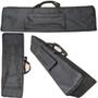 Capa Bag Master Luxo Para Piano Yamaha P45 Nylon (preto) Carbon Imagem de Capa Bag Master Luxo Para Piano Yamaha P45 Nylon (preto) Carbon