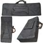 Imagem de Capa Bag Para Teclado Roland Bk5 Nylon Master Luxo Preto  Carbon