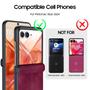 Imagem de Capa BSNRM para Motorola Razr 2024 com Protetor de Tela - Vermelha