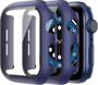 Imagem de Capa Bumper Vidro Temperado Apple Watch Series 7 45mm E 40mm