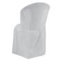 Imagem de Capa Cadeira Plastica com Babados Branco Exclusiva Luxo