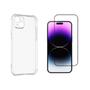 Imagem de Capa Capinha Anti Impacto + Pelicula Vidro 3d Compativel iPhone 15