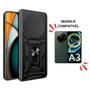 Imagem de Capa Capinha Armor Anti Choque Militar Ring Luxo Para Redmi A3 - Protetora