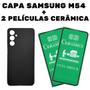 Imagem de Capa Capinha Aveludada + 2 Películas Cerâmica Celular Samsung M54 5G