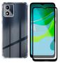 Imagem de Capa Capinha Case Anti Impacto + Película 3D Compativel Com Motorola G13