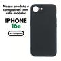 Imagem de Capa Capinha Case Aveludada Compativel Para iPhone 16e