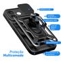 Imagem de Capa Capinha Case para iPhone 16 Plus - Protetora Resistente Anti Impacto Queda Armor Militar Cor:Preto