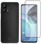 Imagem de Capa Capinha Case Preta + Película 3D Compativel Com Motorola Moto E7 / E22 / G13 /G14 / G22 / G23 / G52 / G53 /G62 /G84