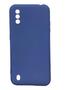Imagem de Capa Capinha Case Samsung Galaxy A01 Silicone Aveludada com proteção de câmera