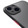 Imagem de Capa Capinha Case Translúcida Compativel Com iPhone XR Ao 15 + 2x Película Ceramica fosca