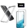 Imagem de Capa Capinha Clear Case Hybrid para Samsung Galaxy S22 Plus + Película 9D cerâmica Full + Película de Câmera