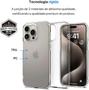 Capa Capinha Clear Case Space Rígida Anti Amarelamento Resistente Para iPhone 15 Pro Max Imagem de Capa Capinha Clear Case Space Rígida Anti Amarelamento Resistente Para iPhone 15 Pro Max
