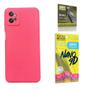 Imagem de Capa Capinha Pink Motorola Moto G32 + Película de Cerâmica Nano 9D + Película de Câmera