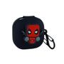 Imagem de Capa capinha protetora case de silicone Deadpool compatível com Samsung Galaxy Buds FE / Buds 2/ Buds Pro