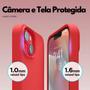 Imagem de Capa Capinha Tpu Silicone Fosca Para iPhone 15 Plus Tela 6.7