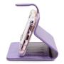 Imagem de Capa Carteira Couro Cellway Lilas Para Iphone 15 6.1