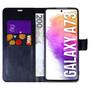Imagem de Capa Carteira Couro PRETA compativel Galaxy A73 A736 6.7 - Cell In Power25
